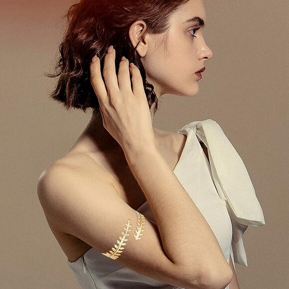 Greek Goddess Headband Arm Cuff Jewelry Set for Women Bridal Party main image 2